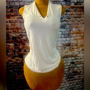 White Sleeveless Women's Top